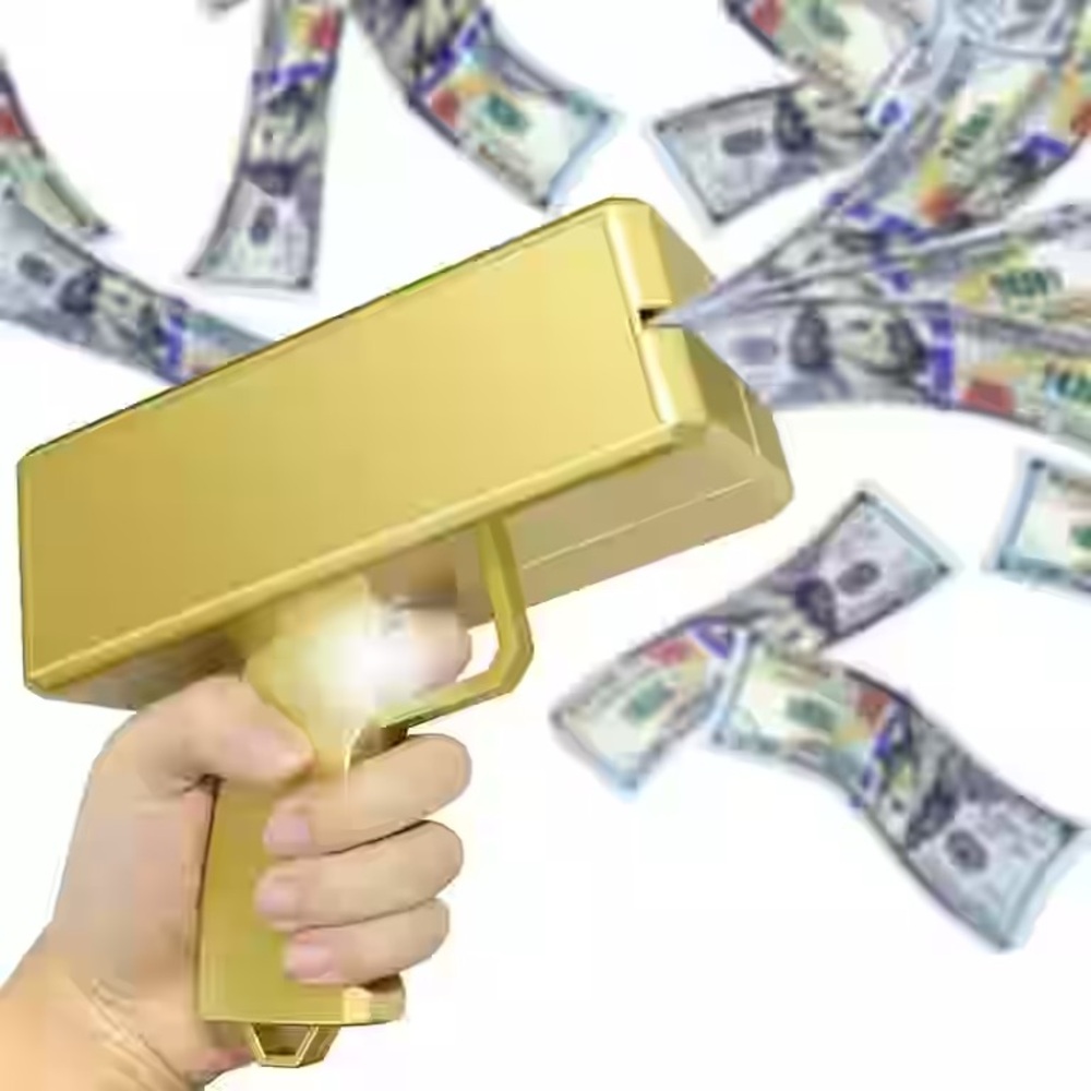 NIB Gold Money Gun